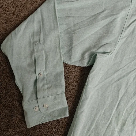 Lacoste Men's  long sleeves Cotton  Shirt | green | Sz: 44/XL - Picture 9 of 11